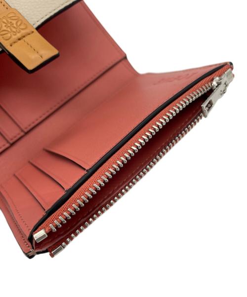 LOEWE（ロエベ）LOEWE (ロエベ) 3つ折り財布 ベージュ×ブラウン（箱・保存袋付） ベージュ×ブラウンの古着・服飾アイテム