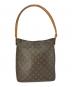 LOUIS VUITTON（ルイ ヴィトン）の古着「ルーピングGM ショルダーバッグ モノグラム」｜ブラウン