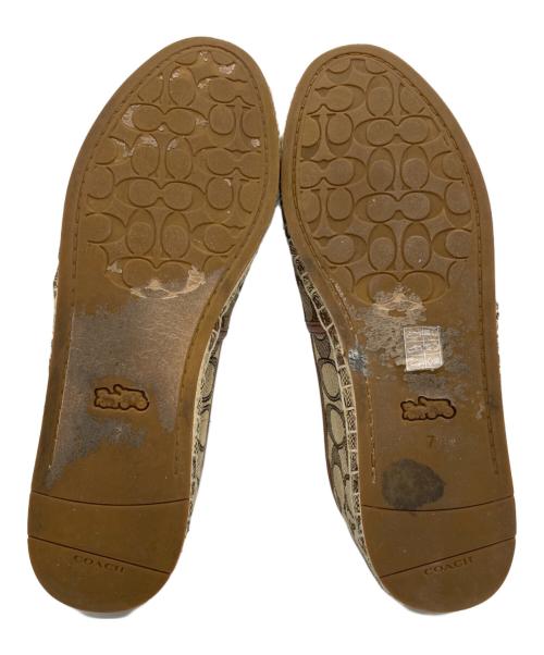 COACH（コーチ）COACH (コーチ) エスパドリーユ ベージュ サイズ:7の古着・服飾アイテム