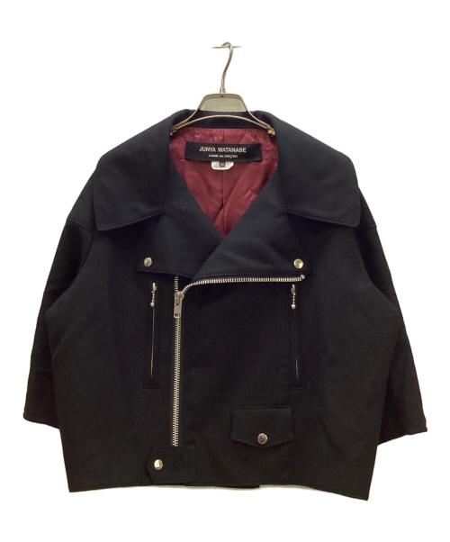 JUNYA WATANABE COMME des GARCONS（(ジュンヤワタナベ コムデギャルソン）JUNYA WATANABE COMME des GARCONS ((ジュンヤワタナベ コムデギャルソン) 変形ライダースジャケット ブラック サイズ:XSの古着・服飾アイテム