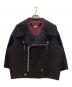 JUNYA WATANABE COMME des GARCONS（(ジュンヤワタナベ コムデギャルソン）の古着「変形ライダースジャケット」｜ブラック