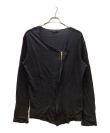 Y's（ワイズ）の古着「ジップカーディガン」｜ブラック