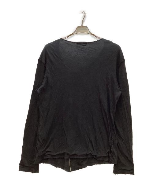 Y's（ワイズ）Y's (ワイズ) ジップカーディガン ブラック サイズ:Mの古着・服飾アイテム