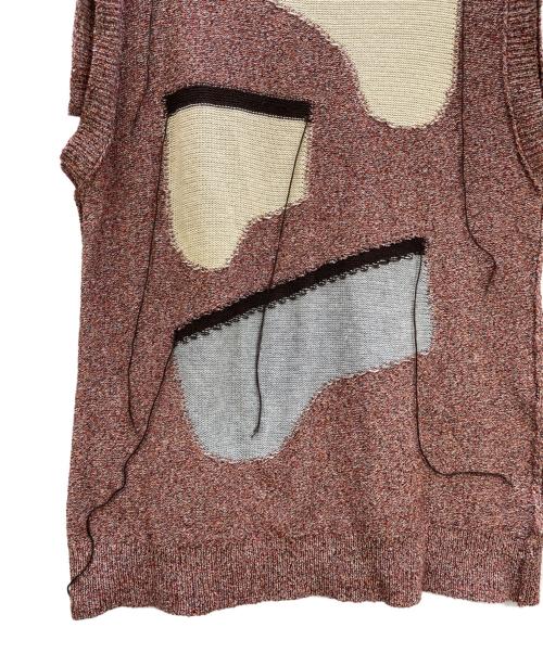 kotohayokozawa（コトハヨコザワ）kotohayokozawa (コトハヨコザワ) スリーブレスニット ピンク サイズ:Fの古着・服飾アイテム