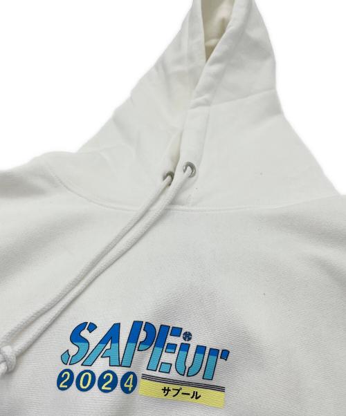 SAPEur（サプール）SAPEur (サプール) プルオーバーパーカー ホワイト サイズ:Mの古着・服飾アイテム