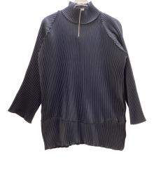 kotohayokozawa（コトハヨコザワ）の古着「プリーツジップアップドレス」｜ブラック