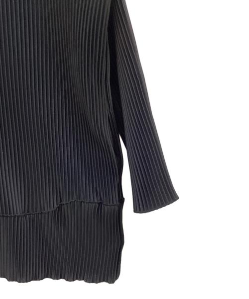 kotohayokozawa（コトハヨコザワ）kotohayokozawa (コトハヨコザワ) プリーツジップアップドレス ブラック サイズ:Freeの古着・服飾アイテム