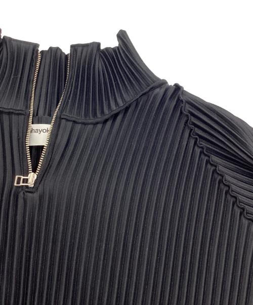 kotohayokozawa（コトハヨコザワ）kotohayokozawa (コトハヨコザワ) プリーツジップアップドレス ブラック サイズ:Freeの古着・服飾アイテム