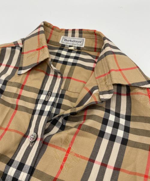 Burberry's（バーバリー）Burberry's (バーバリーズ) 長袖シャツ ブラウン サイズ:9の古着・服飾アイテム