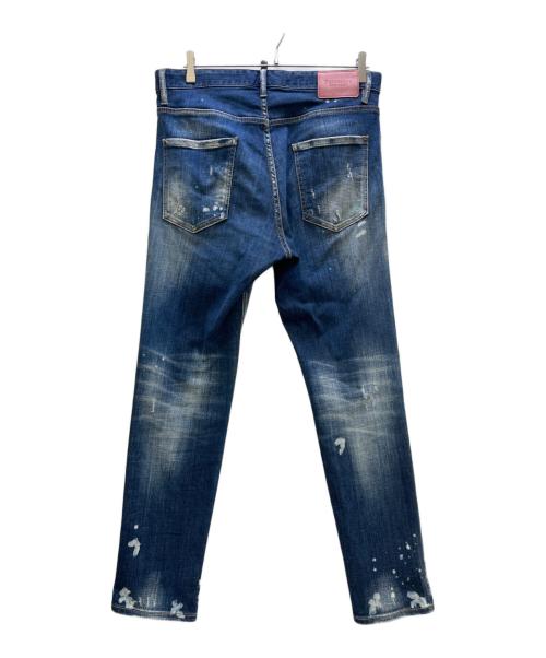 DSQUARED2（ディースクエアード）DSQUARED2 (ディースクエアード) デニムパンツ RELAX LONG CROTCH JEAN ブルー サイズ:46の古着・服飾アイテム