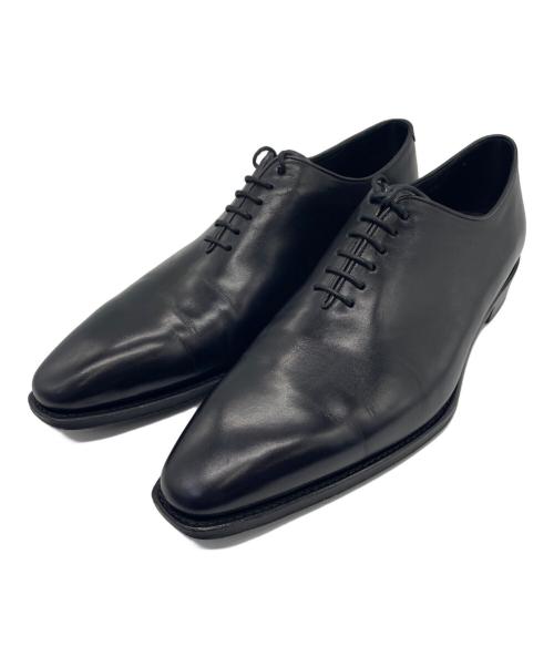 Perfetto（ペルフェット）Perfetto (ペルフェット) レザーホールカットシューズ ブラック サイズ:8 1/2の古着・服飾アイテム