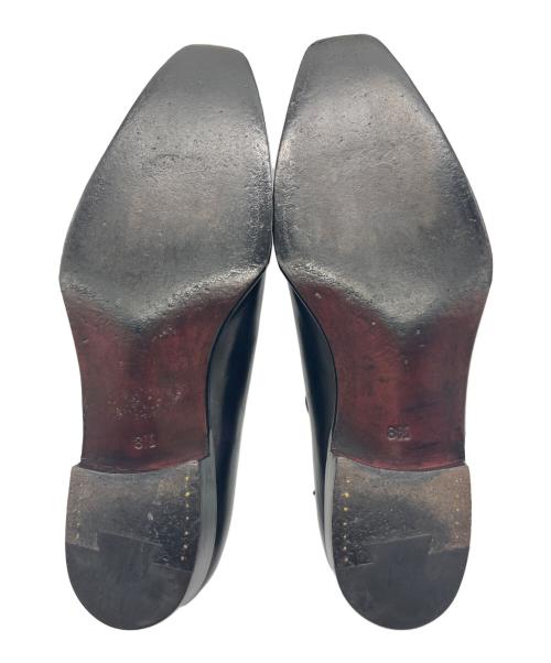 Perfetto（ペルフェット）Perfetto (ペルフェット) レザーホールカットシューズ ブラック サイズ:8 1/2の古着・服飾アイテム