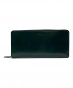 YUHAKUユハク）の古着「ラウンドファスナーウォレット」｜グリーン