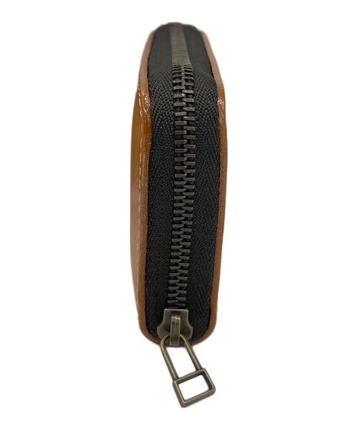 M+（エムピウ）m+ (エムピウ) コンパクトウォレット ブラウンの古着・服飾アイテム