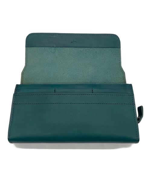 M+（エムピウ）M+ (エムピウ) 長財布 グリーンの古着・服飾アイテム