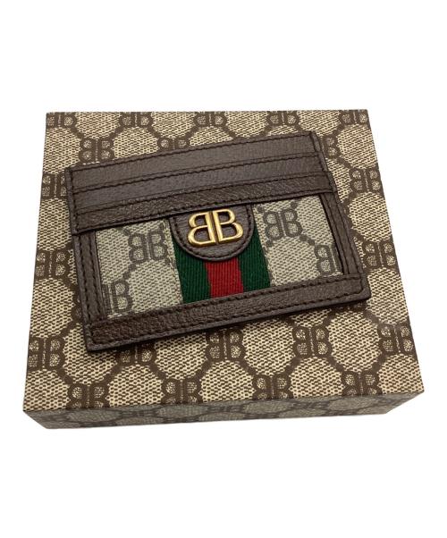 BALENCIAGA（バレンシアガ）BALENCIAGA (バレンシアガ) GUCCI (グッチ) パスケース ブラウンの古着・服飾アイテム