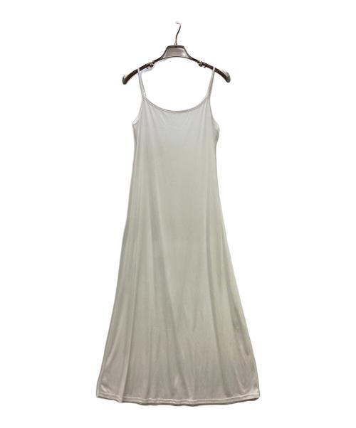 JENNE（ジェンヌ）JENNE (ジェンヌ) フレンチスリーブシャツワンピース ブルー×ホワイト サイズ:Mの古着・服飾アイテム