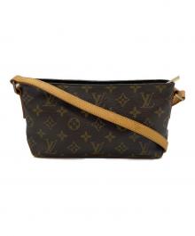 LOUIS VUITTON（ルイ ヴィトン）の古着「ショルダーポーチ モノグラム トロター」｜ブラウン