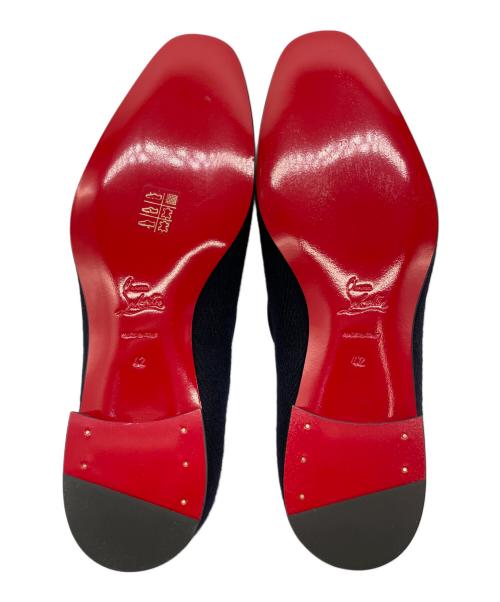 Christian Louboutin（クリスチャン・ルブタン）Christian Louboutin (クリスチャン・ルブタン) タッセルローファー ネイビー サイズ:42の古着・服飾アイテム