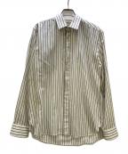 Saint Laurent Parisサンローランパリ）の古着「長袖シャツ ストライプ」｜ホワイト