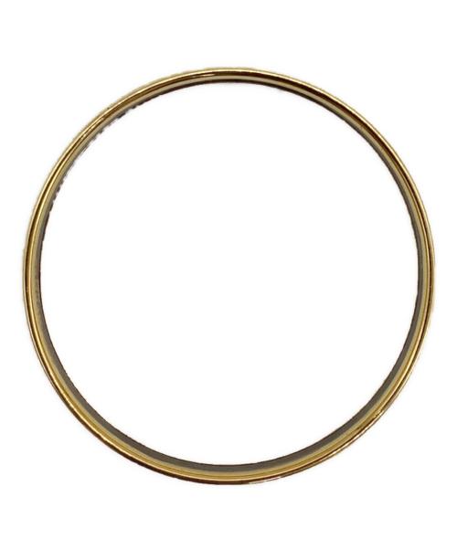 HERMES（エルメス）HERMES (エルメス) バングル エマイユPM 七宝焼 ネイビー×ゴールド ネイビー×ゴールドの古着・服飾アイテム