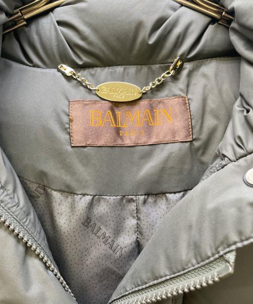 BALMAIN（バルマン）BALMAIN (バルマン) ダウンコート グレー サイズ:Lの古着・服飾アイテム