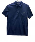 PRADAプラダ）の古着「半袖ポロシャツ」｜ネイビー