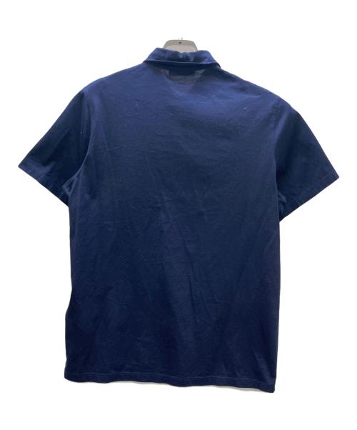 PRADA（プラダ）PRADA (プラダ) 半袖ポロシャツ ネイビー サイズ:Mの古着・服飾アイテム