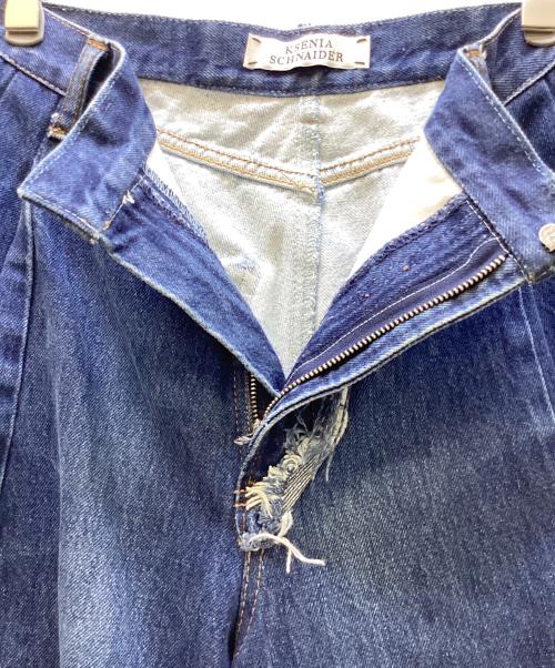 KSENIA SCHNAIDER（クセニア シュナイダー）KSENIA SCHNAIDER (クセニア シュナイダー) ドッキングデニムパンツ インディゴ サイズ:Mの古着・服飾アイテム