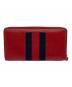 GUCCI (グッチ) ラウンドファスナー財布 レッド：14000円