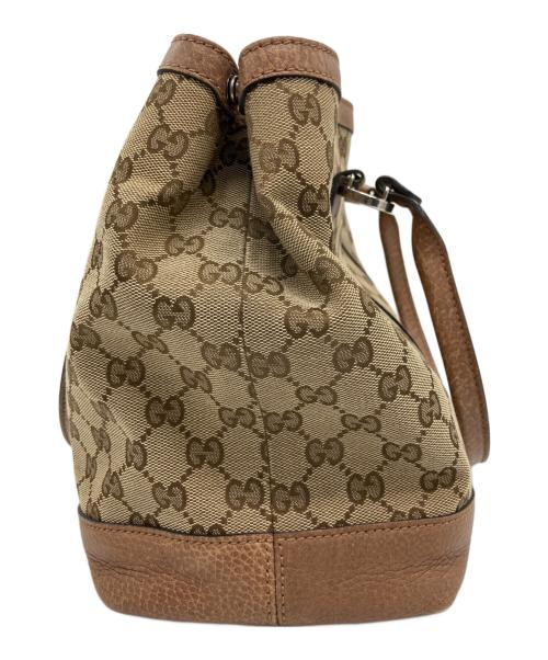 GUCCI（グッチ）GUCCI (グッチ) トートバッグ ミスGG 総柄 ベージュ×ブラウンの古着・服飾アイテム