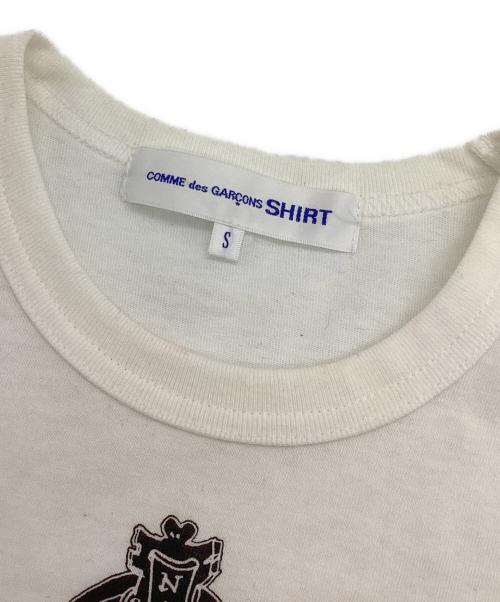 COMME des GARCONS SHIRT（コムデギャルソンシャツ）COMME des GARCONS SHIRT (コムデギャルソンシャツ) NICOLAS BUFFE (ニコラ ビュフ) 14SS　半袖カットソー ホワイト サイズ:Sの古着・服飾アイテム