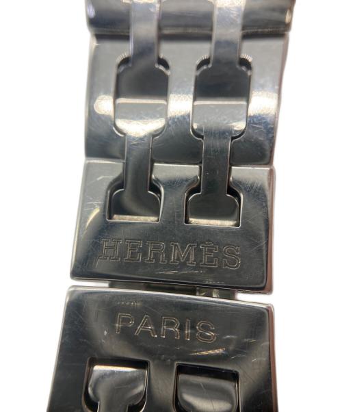 HERMES（エルメス）HERMES (エルメス) 腕時計 Hウォッチ SSブレスレット ベージュの古着・服飾アイテム