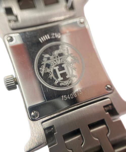 HERMES（エルメス）HERMES (エルメス) 腕時計 Hウォッチ SSブレスレット ベージュの古着・服飾アイテム