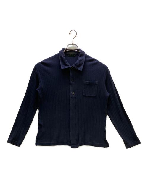 Yohji Yamamoto DURBAN A.A.R（ヨウジヤマモト ダーバン アール）Yohji Yamamoto DURBAN A.A.R (ヨウジヤマモト ダーバン アール) 長袖シャツ ネイビー サイズ:Lの古着・服飾アイテム