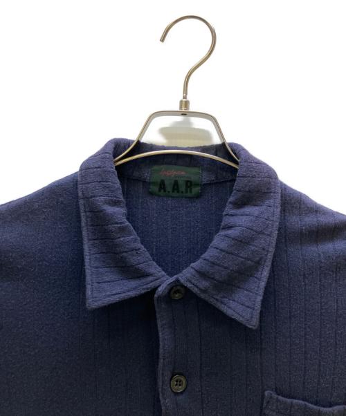 Yohji Yamamoto DURBAN A.A.R（ヨウジヤマモト ダーバン アール）Yohji Yamamoto DURBAN A.A.R (ヨウジヤマモト ダーバン アール) 長袖シャツ ネイビー サイズ:Lの古着・服飾アイテム