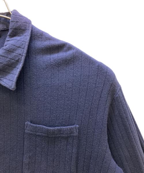 Yohji Yamamoto DURBAN A.A.R（ヨウジヤマモト ダーバン アール）Yohji Yamamoto DURBAN A.A.R (ヨウジヤマモト ダーバン アール) 長袖シャツ ネイビー サイズ:Lの古着・服飾アイテム