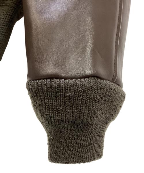 U.S.ARMY（ユーエスアーミー）U.S.ARMY (ユーエスアーミー) A-2 レプリカ ブラウン サイズ:36の古着・服飾アイテム