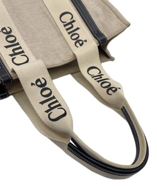 Chloe（クロエ）Chloe (クロエ) トートバッグ Woodyスモール ベージュの古着・服飾アイテム