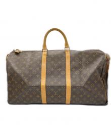 LOUIS VUITTON（ルイ ヴィトン）の古着「ボストンバッグ モノグラム キーポル・バンドリエール55」