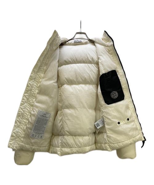 STONE ISLAND（ストーンアイランド）STONE ISLAND (ストーンアイランド) GARMENT DYED CRINKLE REPS NY DOWN ホワイト サイズ:Sの古着・服飾アイテム