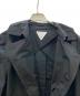 中古・古着 BOTTEGA VENETA (ボッテガベネタ) 21AW トレンチコート ブラック サイズ:46：70000円