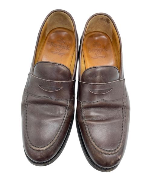 berwick（バーウィック）berwick (バーウィック) コインローファー ブラウン サイズ:7の古着・服飾アイテム