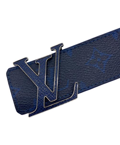 LOUIS VUITTON（ルイ ヴィトン）LOUIS VUITTON (ルイ ヴィトン) ベルト モノグラム サンチュール・LV イニシャル 40MM ブルーの古着・服飾アイテム