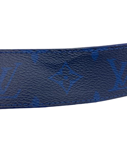 LOUIS VUITTON（ルイ ヴィトン）LOUIS VUITTON (ルイ ヴィトン) ベルト モノグラム サンチュール・LV イニシャル 40MM ブルーの古着・服飾アイテム