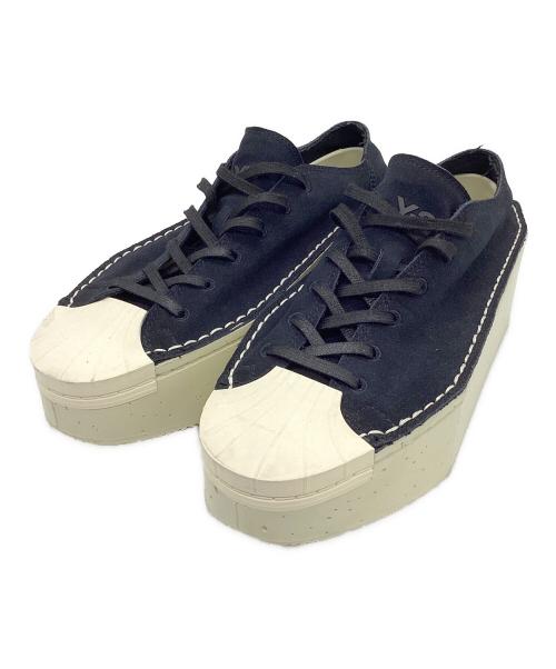 Y-3（ワイスリー）Y-3 (ワイスリー) adidas (アディダス) KYASU LO ブラック×ホワイト サイズ:27の古着・服飾アイテム