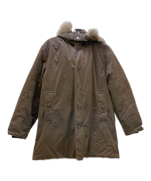 MONCLER（モンクレール）MONCLER (モンクレール) ダウンジャケット ブラウン サイズ:3の古着・服飾アイテム