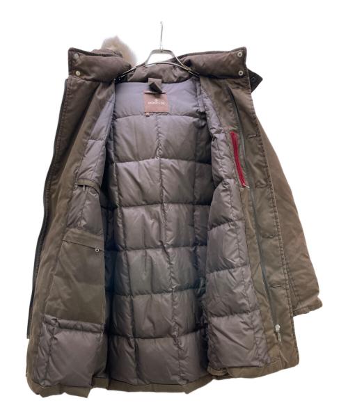 MONCLER（モンクレール）MONCLER (モンクレール) ダウンジャケット ブラウン サイズ:3の古着・服飾アイテム