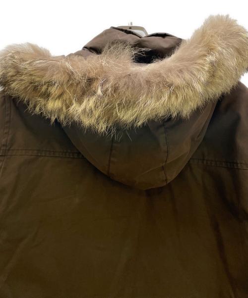 MONCLER（モンクレール）MONCLER (モンクレール) ダウンジャケット ブラウン サイズ:3の古着・服飾アイテム