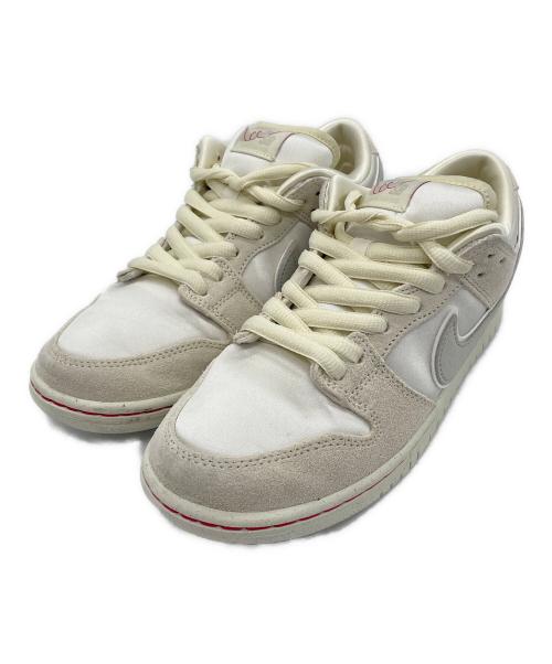 NIKE SB（ナイキエスビー）NIKE SB (ナイキエスビー) ローカットスニーカー Dunk Low PRM City of Love アイボリー×ホワイト サイズ:US8の古着・服飾アイテム